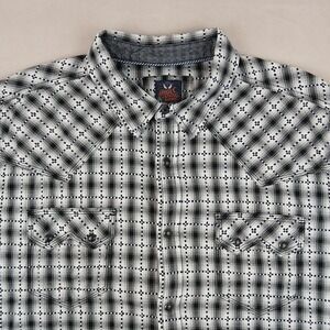 Moon Shine Spirit XXL Mens Shirt Western Cowboy Yarn Thread Pearl 26x29 Sawtooth